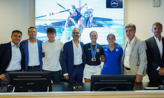 Mondiali di Coastal Rowing e Beach Sprint 2023 a Barletta, svelato il logo della manifestazione