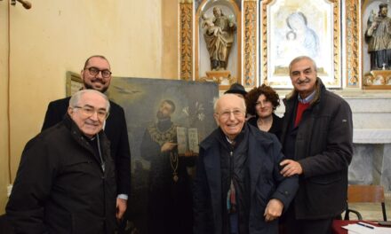 L’Archeogruppo ” Espedito Jacovelli” ha completato a Massafra il restauro della tela di San Gaetano