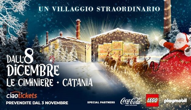 Aspettando “Christmas Town”: dall’8 al 30 dicembre il primo parco tematico del Sud Italia sbarca a Catania