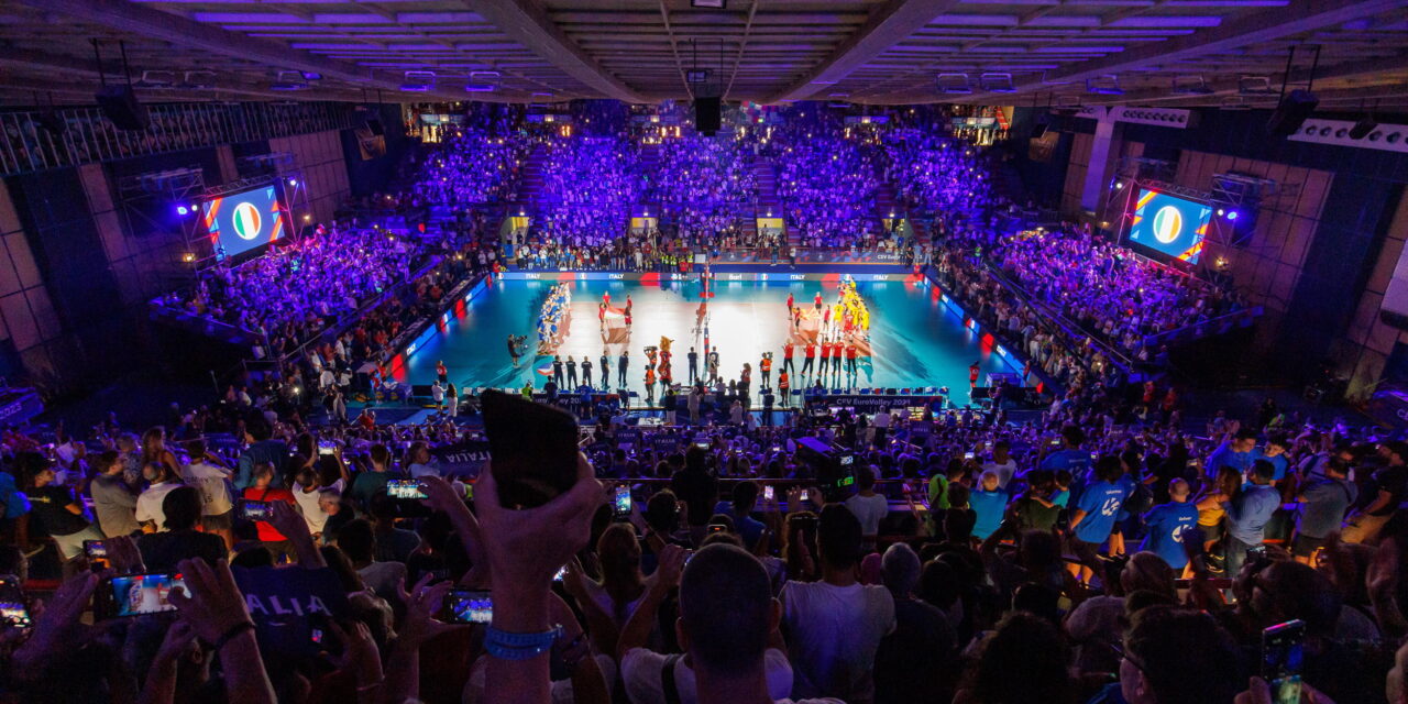 La Puglia al Palaflorio di Bari spinge gli azzurri ai Quarti di Finale del europei di Volley maschile