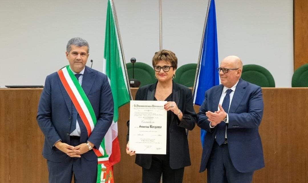 Severina Bergamo nominata Cavaliere al Merito della Repubblica Italiana