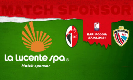 Bari-Foggia targata La Lucente SpA: il 27 febbraio l’azienda è match sponsor del derby al San Nicola
