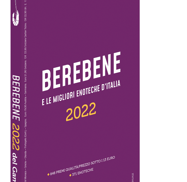 Presentata la guida  BEREBENE 2022 DI GAMBERO ROSSO