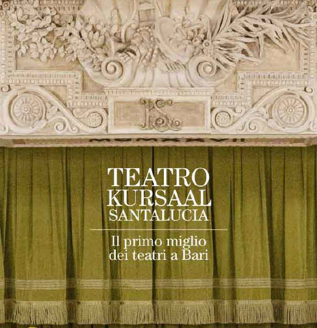 Domani si presenta “Teatro Kursaal Santalucia – il miglio dei teatri di Bari” (2021- Editori Laterza)