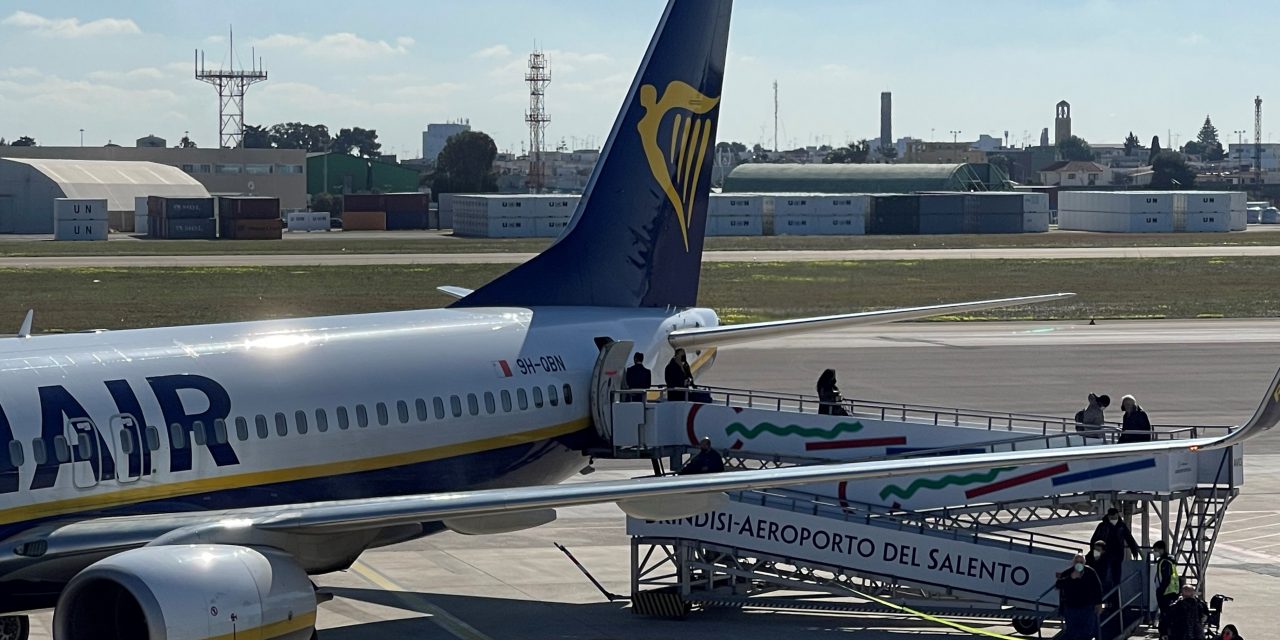 Una nuova rotta Ryanair per l’estate 2022 DA BRINDISI SI VOLERA’ PER ZAGABRIA