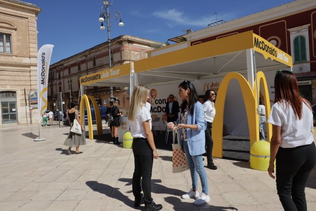 Il McDonald’s Job Tour fa tappa a Fasano