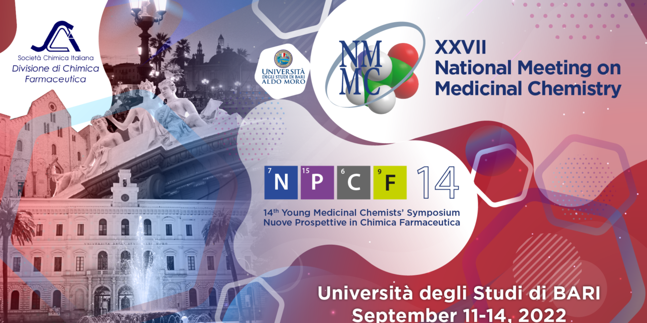A Bari il 27° Congresso di Chimica Farmaceutica, dall’11 al 14 settembre all’Università degli Studi “Aldo Moro”