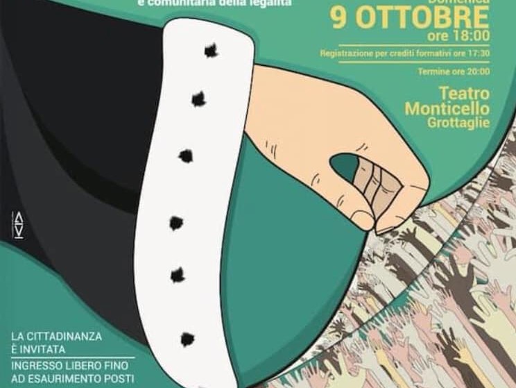 Il Rotary Club di Grottaglie ospita il 9 ottobre al Teatro Monticello l0incontro “Legalità del NOI”
