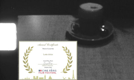Al regista Marco Cucurnia il primo premio del “Cineparis” per il corto (in pellicola bianco e nero) “Latte dolce”