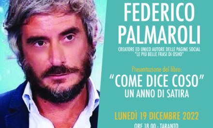 Il 19 dicembre nella Biblioteca Acclavio di Taranto Federico Palmaroli presenta “Come dice Coso”