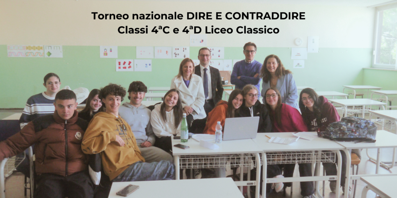 Liceo Classico ‘Leonardo da Vinci’ di Molfetta partecipa al torneo nazionale DIRE E CONTRADDIRE