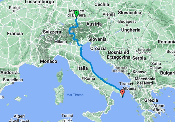Sostegno della Regione Puglia per la realizzazione della rotta ciclabile da Monaco di Baviera a Leuca