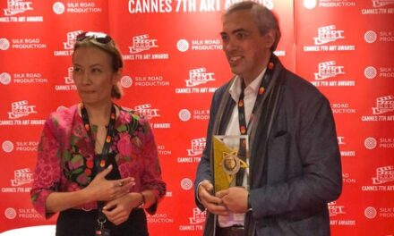 Mario Monicelli e Marco Cucurnia a Cannes