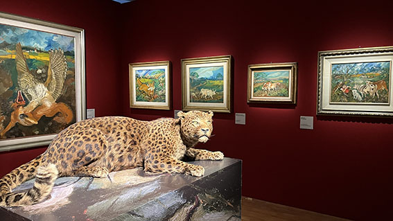 Francesco Murano nel Castello di Conversano in mostra fino all’8 ottobre con le opere di Ligabue