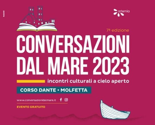 Conversazioni dal Mare, a Molfetta dal 30 giugno il festival che porterà i libri in luoghi impensabili