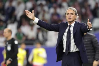 Mancini esce prima del rigore, Federcalcio Arabia: “Inaccettabile”