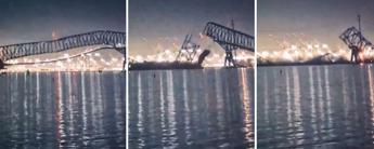 Baltimora, ponte colpito da nave crolla nel fiume: “Molte vittime” – Video
