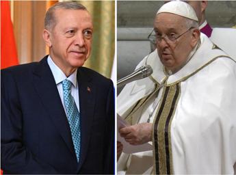 Israele e Ucraina, Erdogan scrive al Papa: “Insieme per la pace, alziamo la voce”
